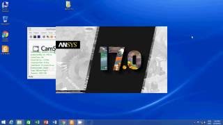 ANSYS170 workbench launch [upl. by Nivlad557]