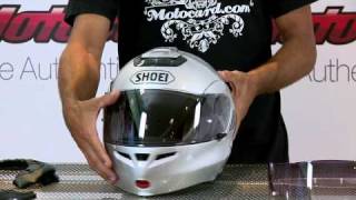 Review Shoei Multitec  Motocardcom [upl. by Norford929]