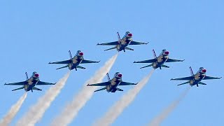 2024 Pacific Air Show  USAF Thunderbirds FULL HIGH SHOW [upl. by Sasha]