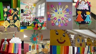 Preschool decoration ideasClassroom decoration designwall decoration ideasdoor decoration ideas [upl. by Lorene]