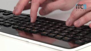 Обзор Logitech Wireless Solar Keyboard K750 [upl. by Runkel]