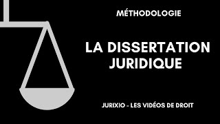 La dissertation juridique  Trouver le plan 6 [upl. by Berner603]