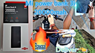 Mi power bank 20000mah filpkart open box delivery india shortfeed unboxing shorts  video [upl. by Nunciata]