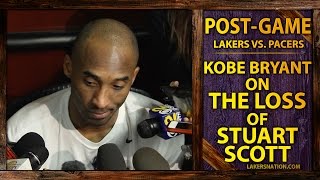 Kobe Bryant On The Passing Of ESPNs Stuart Scott [upl. by Kamp]