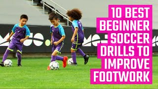 Best Beginner Soccer Drills to Improve Footwork  U6 amp U8 Soccer Drills  Fun Soccer Drills by MOJO [upl. by Ahsiekat]