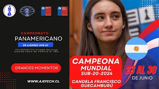 Panamericano 2024GM Candela Francisco [upl. by Marella]