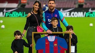 LEO MESSI TRIBUTE by TEAMMATES amp FAMILY 🐐 [upl. by Rachael]