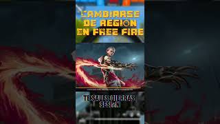 Cómo cambiar región en Free Fire regionfreefire freefireviral freefire [upl. by Ymerrej161]