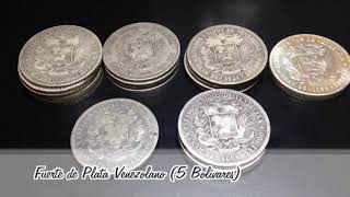 Fuerte de plata venezolano  5 Bolívares [upl. by Russon183]