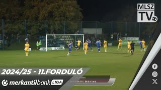 Aqvital FC Csákvár  Opus Tigáz Tatabánya  22 12  Merkantil Bank Liga NB II  11 forduló [upl. by Mayce]