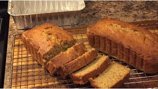 MOISTEST BANANA BREAD How To make Banana Bread [upl. by Gothar457]