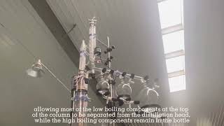 Glass distillation device chemistry reactor glassreactor [upl. by Westphal]