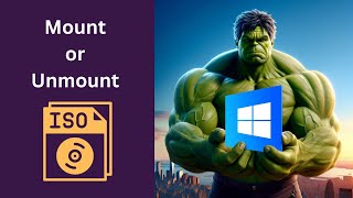 How to Mount or Unmount ISO File on Windows 10  GearUpWindows Tutorial [upl. by Melisande]