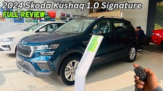 Skoda Kushaq 10 Signature Full Review ✅ Price amp Features ❤️ Most Value For Money Variant [upl. by Oak]