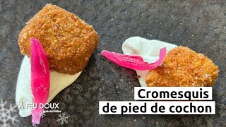 Cromesquis de pied de cochon [upl. by Jolanta]