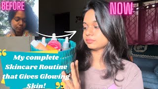 ✨Glowing skin promised✨Improved Skin Tone✨My current Skincare Routine🎀Priya Karan🤎 [upl. by Cedell]