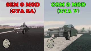 GTASA  quotV to SA  HandlingquotInterior Dos Carros  Português Brasil Em HD [upl. by Sophy412]