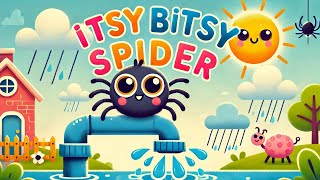 Itsy Bitsy Spider Nursery Rhyme  Kids Song with Fun Animation [upl. by Tiffie]