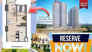 Condo in Quezon City ₱15000  month after 10 spot dp inquiries 09665940920 viber whatsapp [upl. by Anirazc]