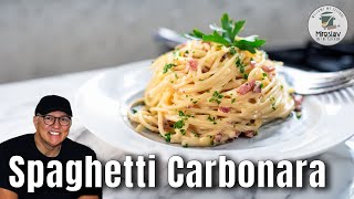 Easy and Delicious Spaghetti Carbonara Recipe [upl. by Ppilihp]