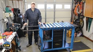 T2W Garage Custom Welding Table Build Long version [upl. by Kemp939]