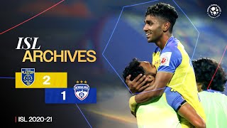 ISL Archives  Kerala Blasters FC 21 Bengaluru FC [upl. by Trilly]