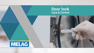 Checking and Care of the door lock of MELAG autoclaves [upl. by Eiuqnom]