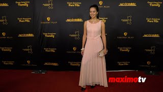 Catherine Lidstone 31st Annual Movieguide Awards Gala Red Carpet [upl. by Assenal]