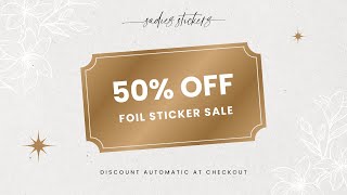 NEW RELEASES amp 50 OFF FOIL SALE • 1008 [upl. by Davenport64]