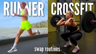 Runner vs Crossfitter Swap Diet amp Workouts [upl. by Adolphe]