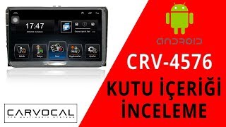 Carvocal CRV4576 Volkswagen Uyumlu Android Multimedya Cihaz İncelemesi [upl. by Fineberg625]