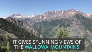 View from the gondola ride up the Wallowa Mountains [upl. by Mullen]