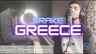 GREECE  DJ Khaled ft Drake  Acoustic Cover With Piano Score  By Chirag amp Sheel [upl. by Adnerb]