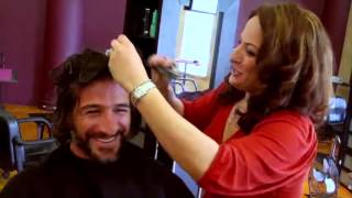 Mens Makeover by Jeannette at De Cielo Hair Salon Burbank [upl. by Alhak501]