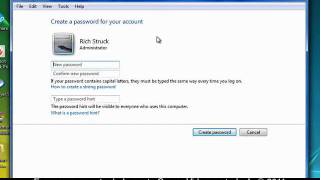 Windows Vista  Password Protecting Your Computer [upl. by Nus102]