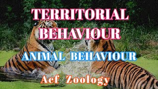 ACF ZOOLOGY  TERRITORIAL BEHAVIOUR  ANIMAL BEHAVIOUR  UPSC ZOOLOGY  NEET ZOOLOGY  ZOOLOGY CLASS [upl. by Lamrej439]