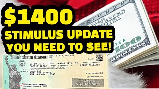 1400 Stimulus Check Update Yes it is Happening [upl. by Brindell]