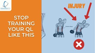 Stop training the Quadratus Lumborum QL with these ineffective exercises and better ones [upl. by Adnohryt285]