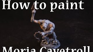 How to paint Cavetroll from quotThe Lord of the Ringsquot [upl. by Fokos870]