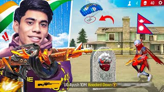 OMG💀When Nepali🇳🇵One Tap God Meets🇮🇳AWM King🗿 [upl. by Bourque]