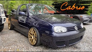 Mystic Blue Mk35 Volkswagen Golf Cabrio [upl. by Seuqram]