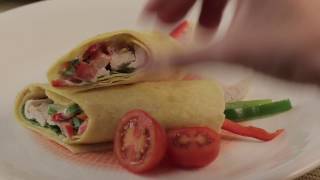 Receita de wraps de peru com milho e maionese de abacate [upl. by Anoli]