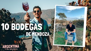 10 BODEGAS DE MENDOZA 🍷  La ruta del VINO MENDOZA 1 Argentina y el mundo [upl. by Kalbli49]