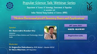 Webinar on “Modern Electroanalytical Chemistry Basics and Applications” [upl. by Retsof]