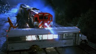 Wrongfully Accused  Bus Crash  Train Chase Scene 1080p [upl. by Kaufman89]