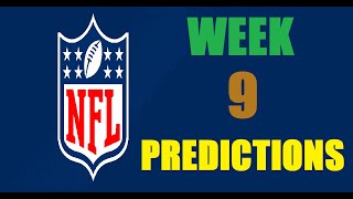 202425 Week 9 Game Predictions [upl. by Ardnikat]