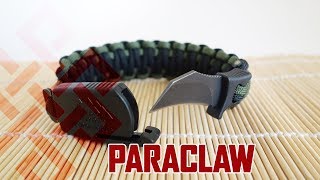 How to Make a Paraclaw Paracord Bracelet  Paracord Bracelet with Hidden Survival Knife [upl. by Malha]