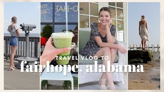 VLOG A Travel Vlog to Fairhope Alabama Exploring the Town  Where to Eat Stay Shop  Beach [upl. by Rahs]