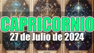 CAPRICORNIO 🔮Una oportunidad de suerte que perdiste🙏Tarot de hoy 27 Julio 2024💓Horoscopo de hoy [upl. by Sylvester]