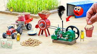 Tractor making 1968 diesel engine A to Z process science projectdiy tractor home made fluor mill [upl. by Amrita]